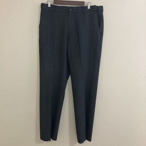 LL Bean Men's Pants 34W Comfort Waste 100% Laine Grey Item ID # 285312